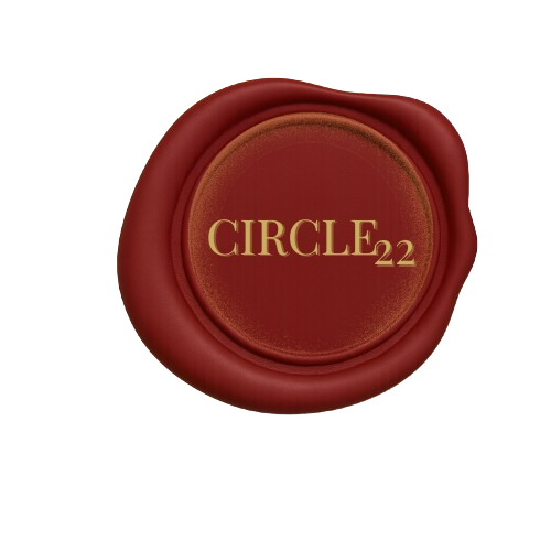 Circle 22 wax seal